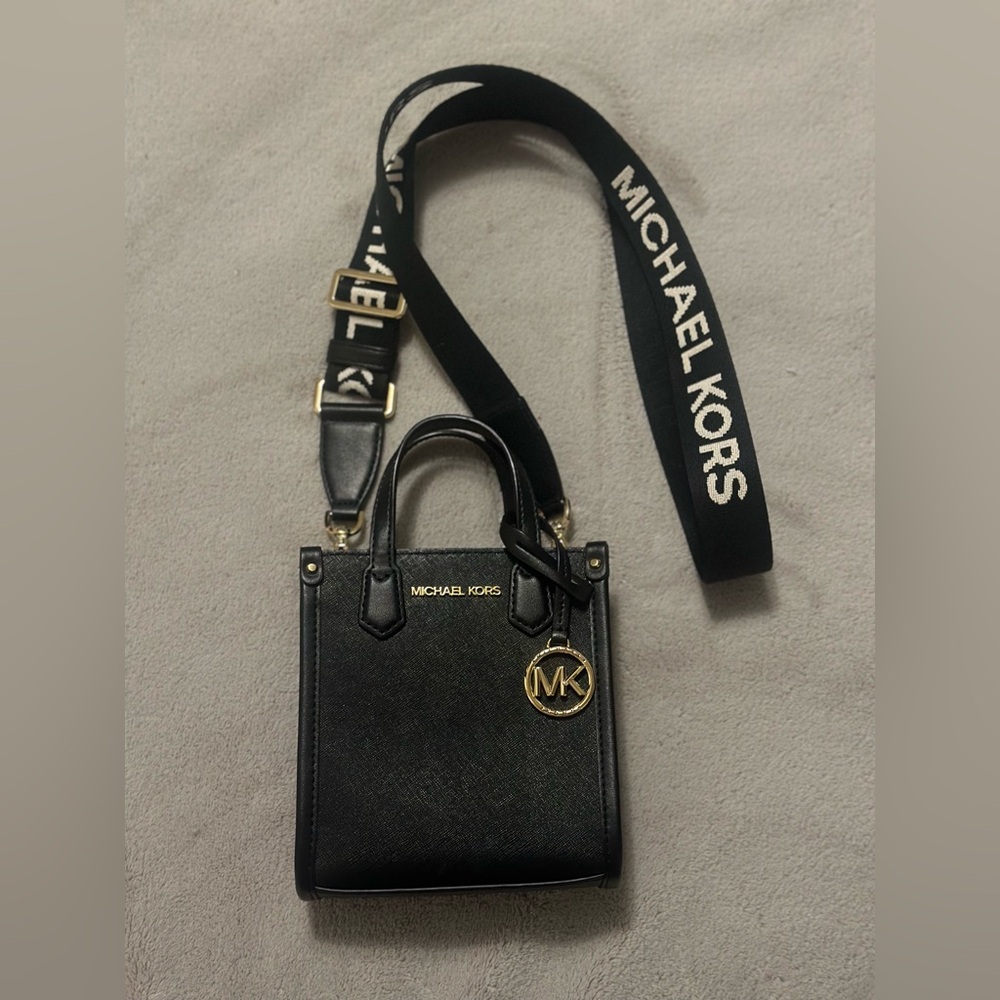 MICHAEL KORS Mercer Extra Small CrossBody with MK Strap
